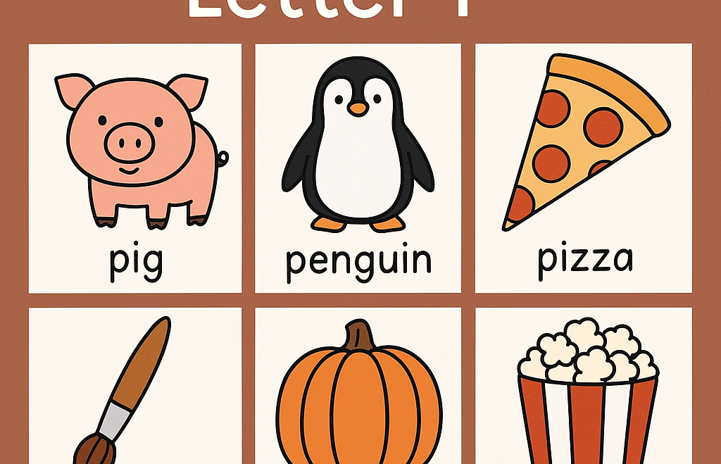 Show and Tell Letter P – Playful Preschool Ideas and Activities