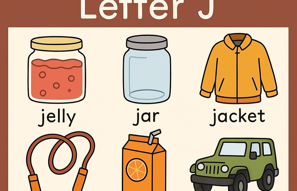Show and Tell Letter J – Joyful Ideas and Preschool Learning Fun