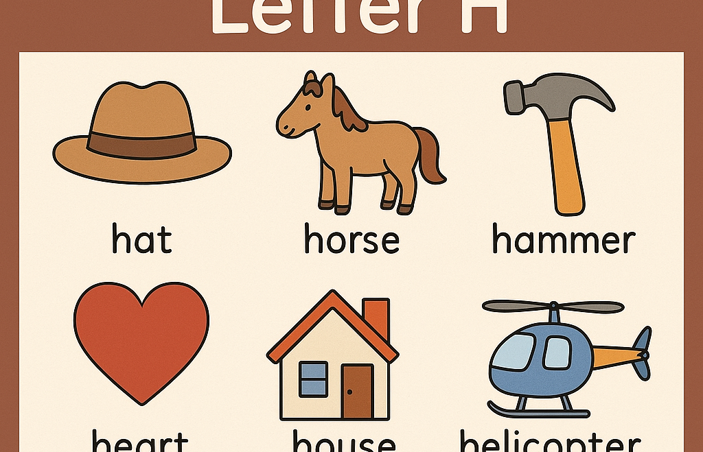 Show and Tell Letter H – Helpful Ideas and Activities for Preschoolers