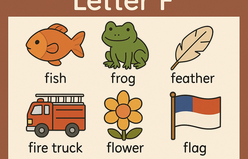 Show and Tell Letter F – Fun Ideas and Preschool Learning Activities