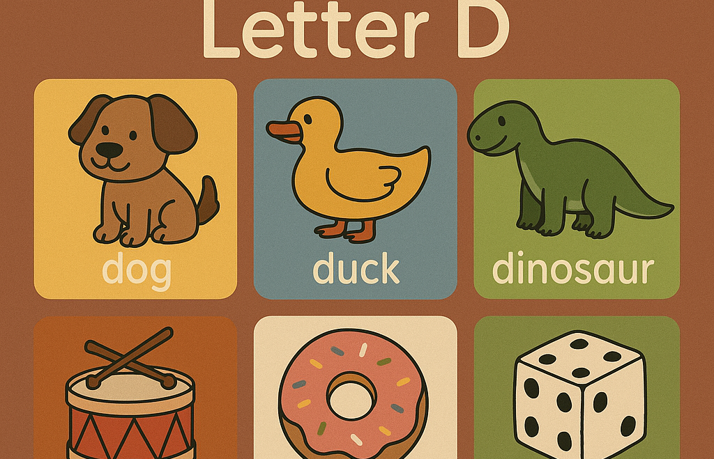 Show and Tell Letter D – Delightful Ideas and Preschool Activities