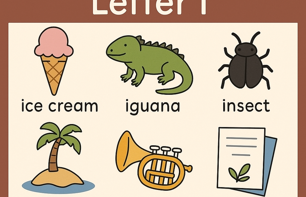 Show and Tell Letter I – Inspiring Ideas and Preschool Activities