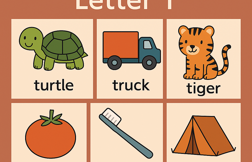 Show and Tell Letter T – Terrific Preschool Ideas and Activities