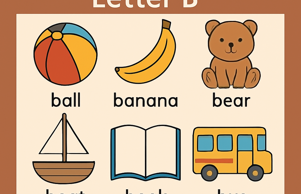 Show and Tell Letter B – Creative Ideas and Activities