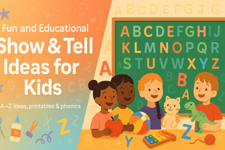 Fun and Educational Show and Tell Ideas for Kids