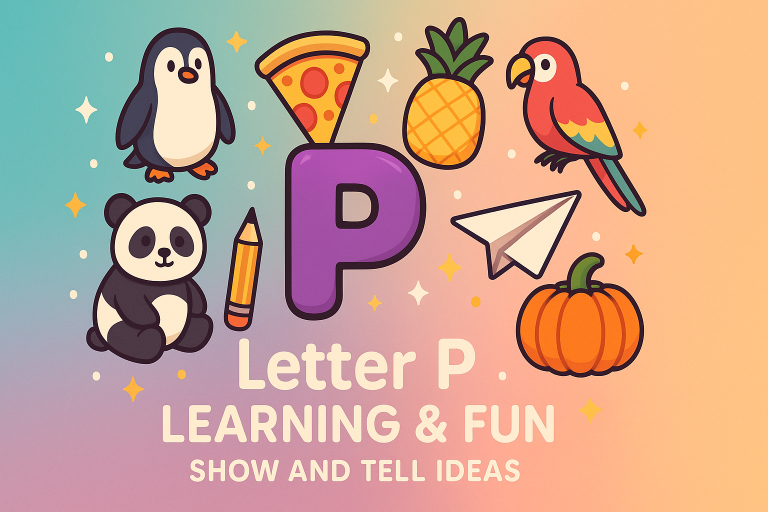 Show and Tell Letter P: Learning and Fun Through the Letter P